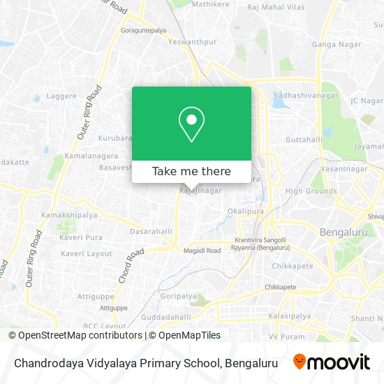 Chandrodaya Vidyalaya Primary School map