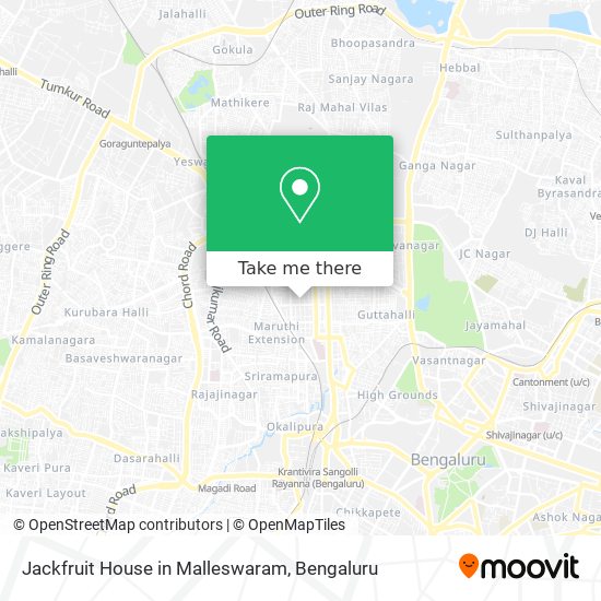 Jackfruit House in Malleswaram map