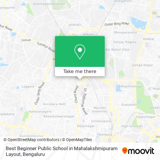Best Beginner Public School in Mahalakshmipuram Layout map