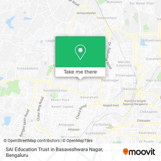 SAI Education Trust in Basaveshwara Nagar map
