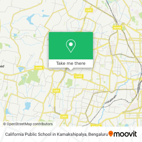 California Public School in Kamakshipalya map