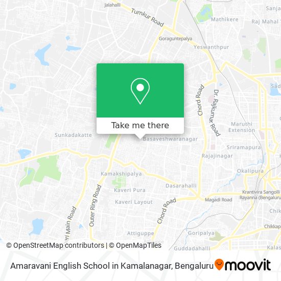 Amaravani English School in Kamalanagar map