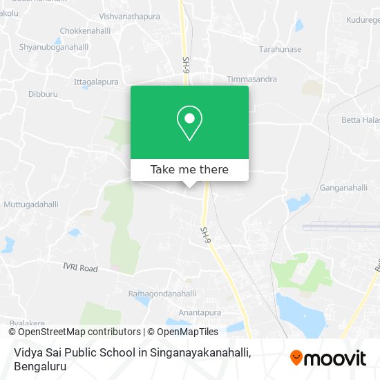 Vidya Sai Public School in Singanayakanahalli map
