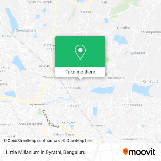 Little Millanium in Byrathi map