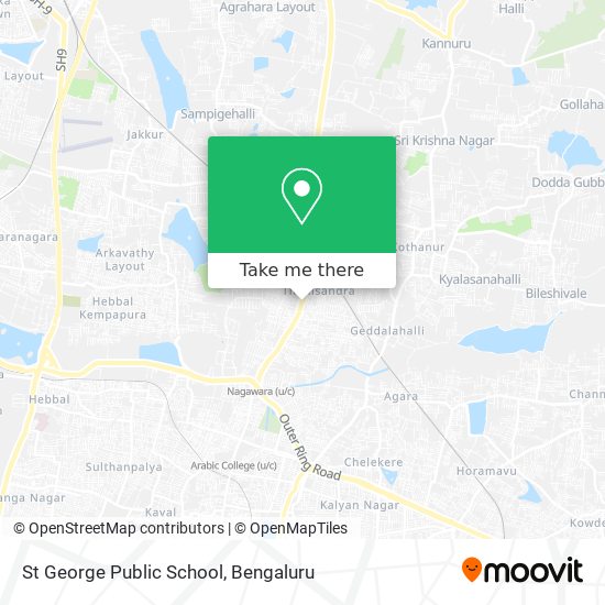 St George Public School map