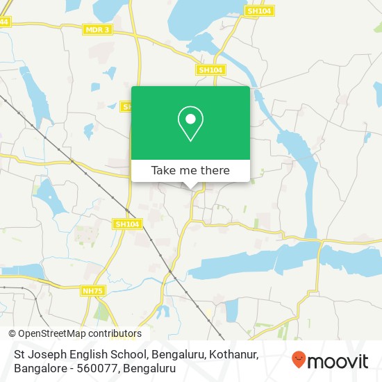 St Joseph English School, Bengaluru, Kothanur, Bangalore - 560077 map