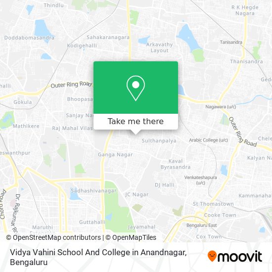 Vidya Vahini School And College in Anandnagar map
