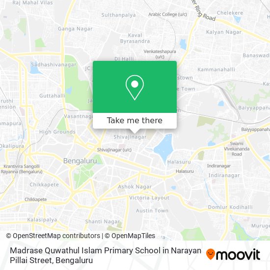 Madrase Quwathul Islam Primary School in Narayan Pillai Street map