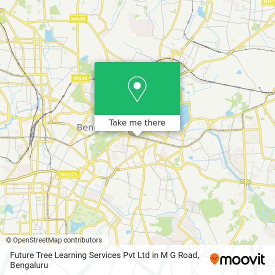 Future Tree Learning Services Pvt Ltd in M G Road map