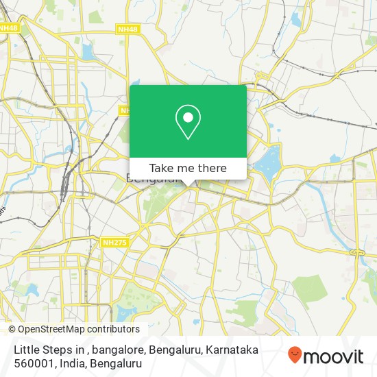 Little Steps in , bangalore, Bengaluru, Karnataka 560001, India map