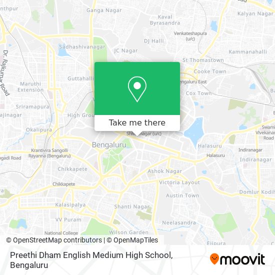 Preethi Dham English Medium High School map