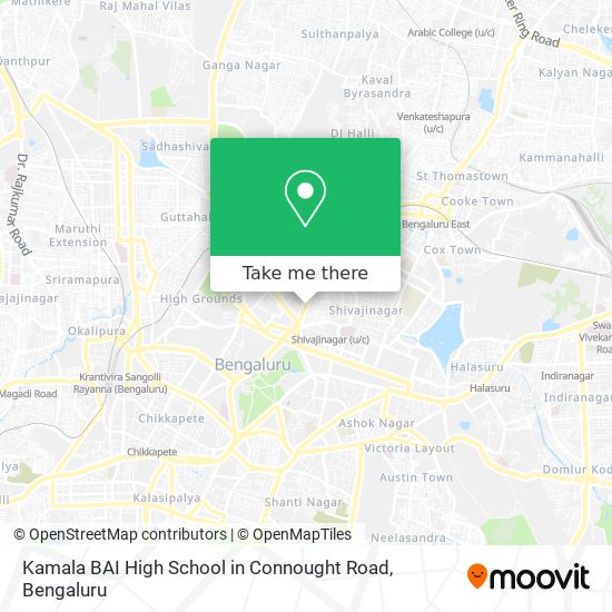 Kamala BAI High School in Connought Road map