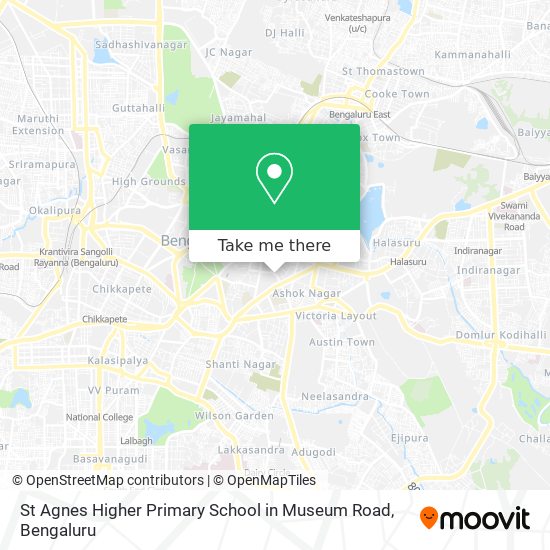 St Agnes Higher Primary School in Museum Road map