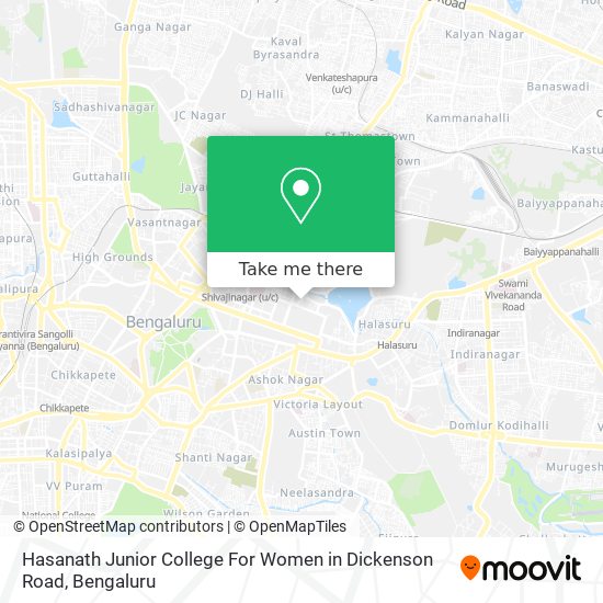 Hasanath Junior College For Women in Dickenson Road map