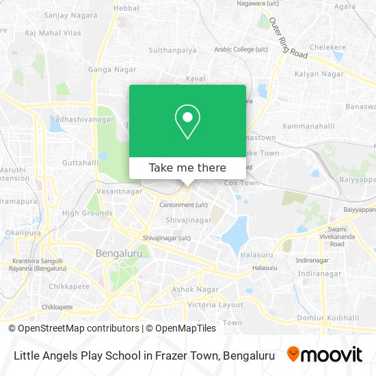 Little Angels Play School in Frazer Town map