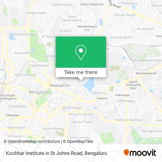 Kochhar Institute in St Johns Road map