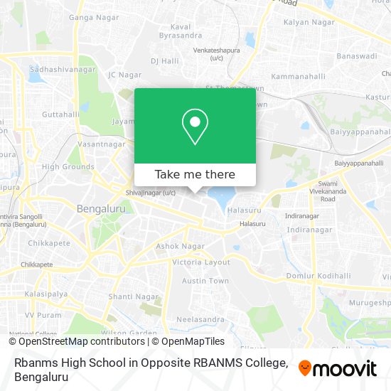 Rbanms High School in Opposite RBANMS College map