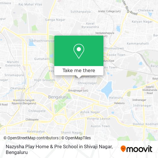 Nazysha Play Home & Pre School in Shivaji Nagar map
