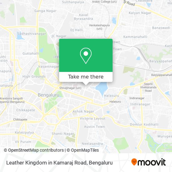Leather Kingdom in Kamaraj Road map