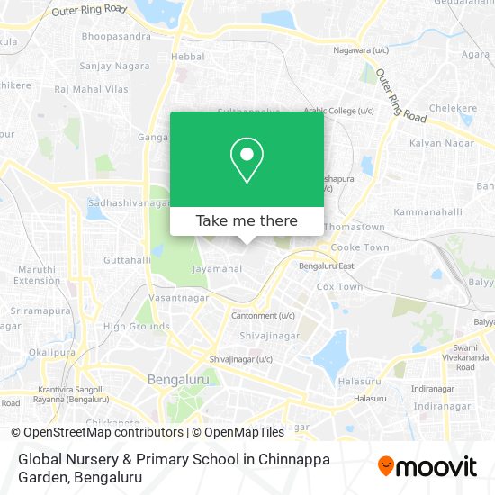 Global Nursery & Primary School in Chinnappa Garden map