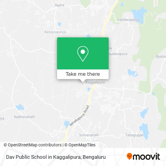 Dav Public School in Kaggalipura map