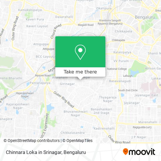 Chinnara Loka in Srinagar map