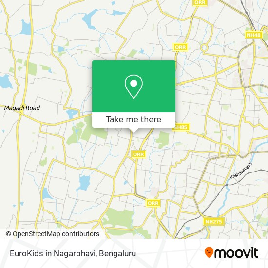 EuroKids in Nagarbhavi map