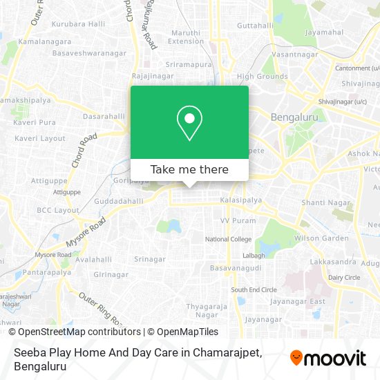 Seeba Play Home And Day Care in Chamarajpet map