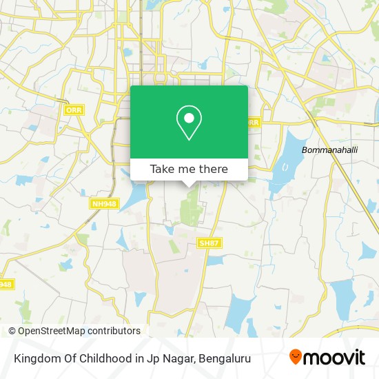 Kingdom Of Childhood in Jp Nagar map