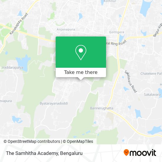 The Samhitha Academy map