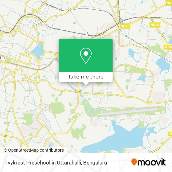 Ivykrest Preschool in Uttarahalli map