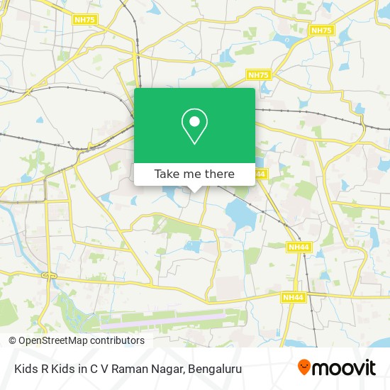 Kids R Kids in C V Raman Nagar map