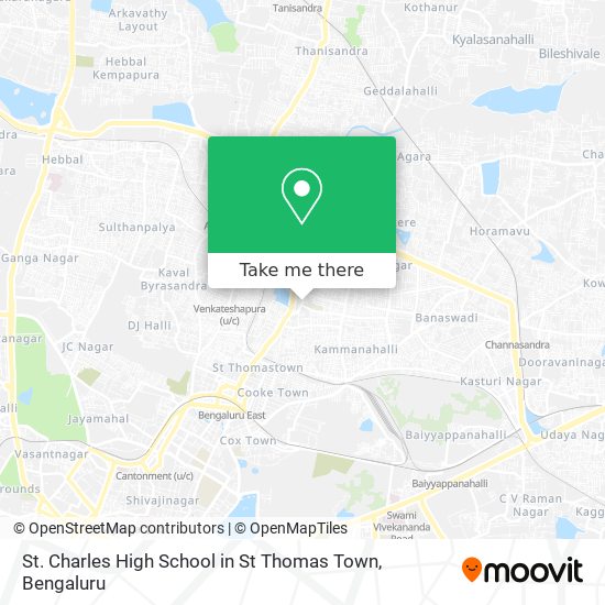St. Charles High School in St Thomas Town map