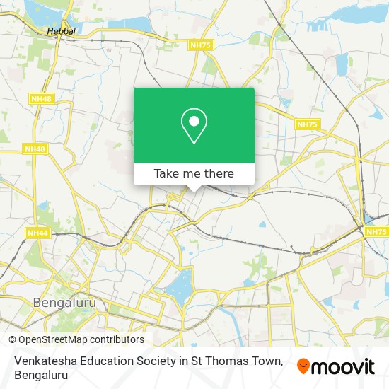 Venkatesha Education Society in St Thomas Town map