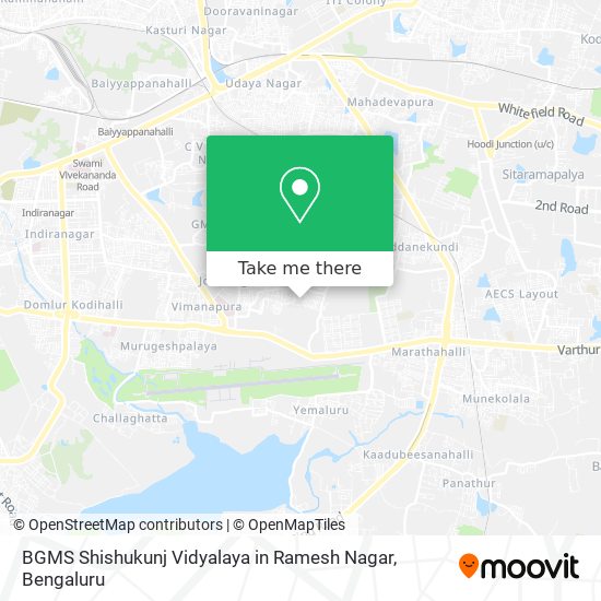 BGMS Shishukunj Vidyalaya in Ramesh Nagar map