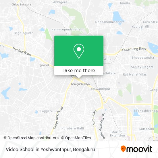 Video School in Yeshwanthpur map