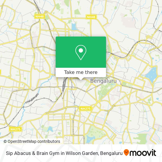 Sip Abacus & Brain Gym in Wilson Garden map