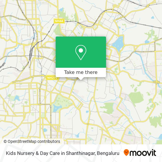 Kids Nursery & Day Care in Shanthinagar map