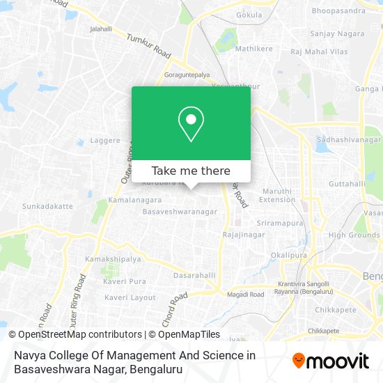 Navya College Of Management And Science in Basaveshwara Nagar map