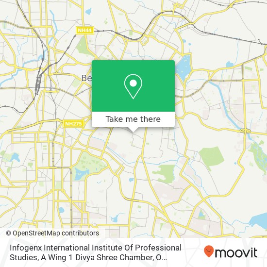 Infogenx International Institute Of Professional Studies, A Wing 1 Divya Shree Chamber, O Shaughnex map