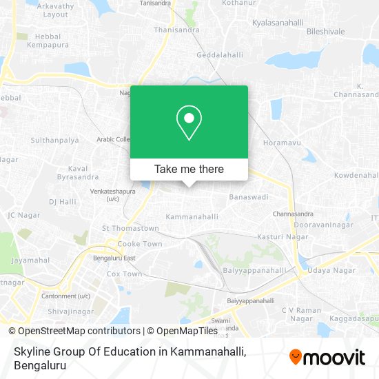 Skyline Group Of Education in Kammanahalli map