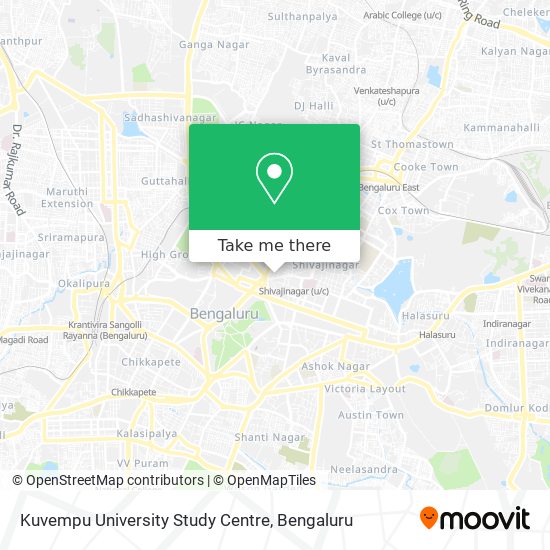 Kuvempu University Study Centre map