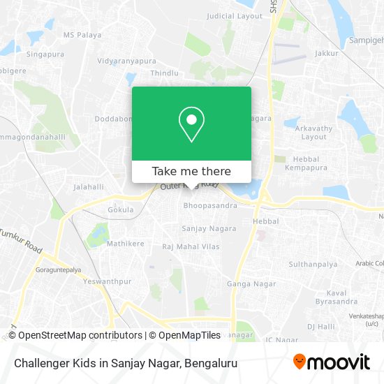 Challenger Kids in Sanjay Nagar map