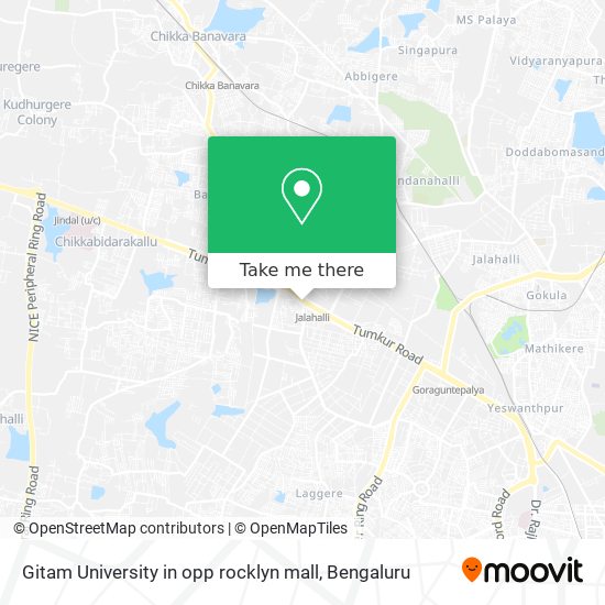 Gitam University in opp rocklyn mall map