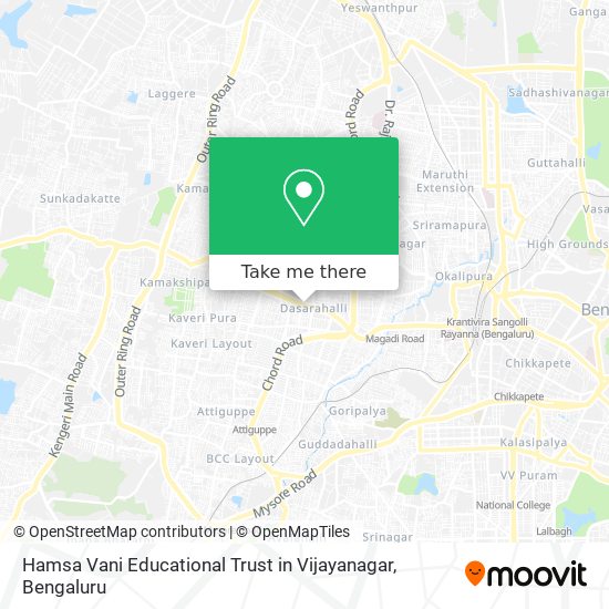 Hamsa Vani Educational Trust in Vijayanagar map