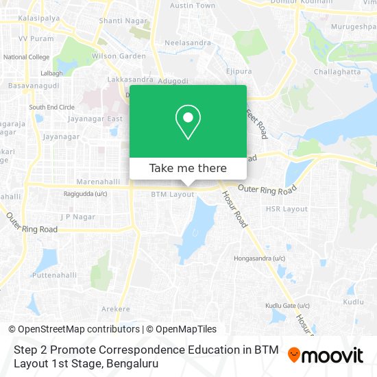 Step 2 Promote Correspondence Education in BTM Layout 1st Stage map