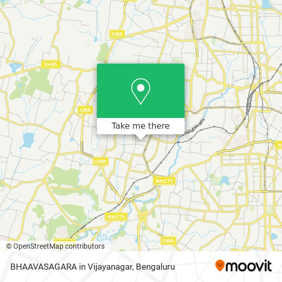BHAAVASAGARA in Vijayanagar map