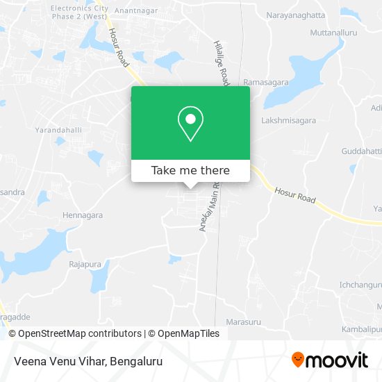 Veena Venu Vihar map