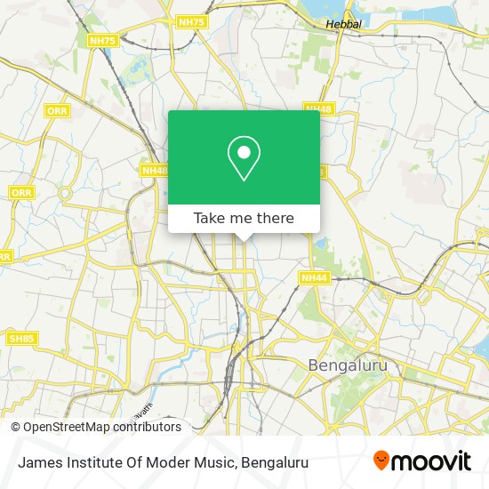 James Institute Of Moder Music map