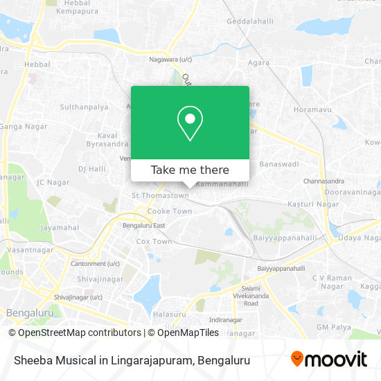 Sheeba Musical in Lingarajapuram map